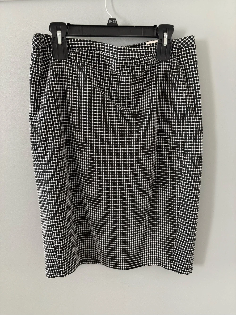 Merona Black & White Pencil Skirt